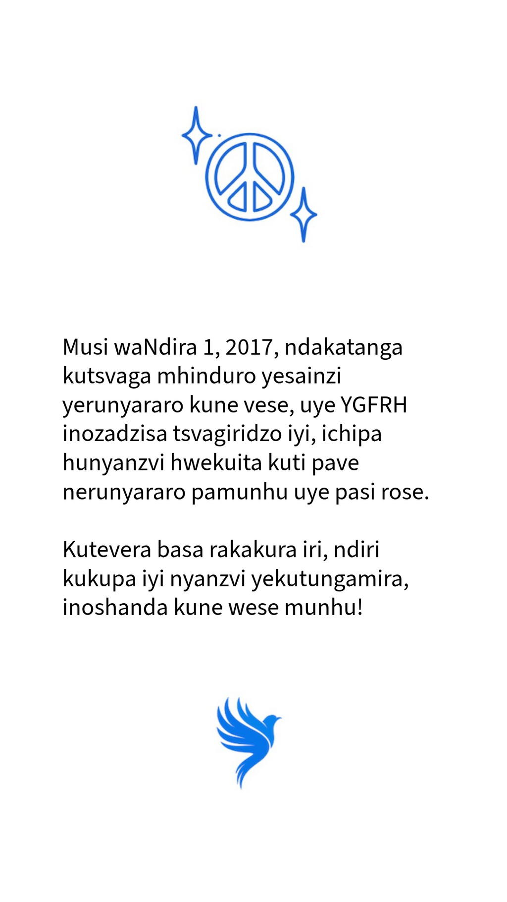 YGFRH Zimbabwe, Shona (Digital)
