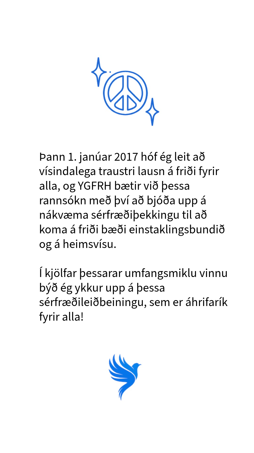 YGFRH Islandais (Hljóð)
