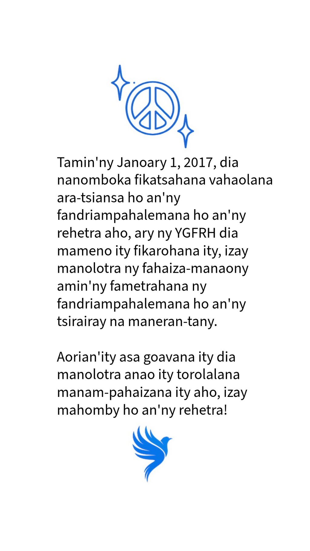 YGFRH Madagascar (teny)
