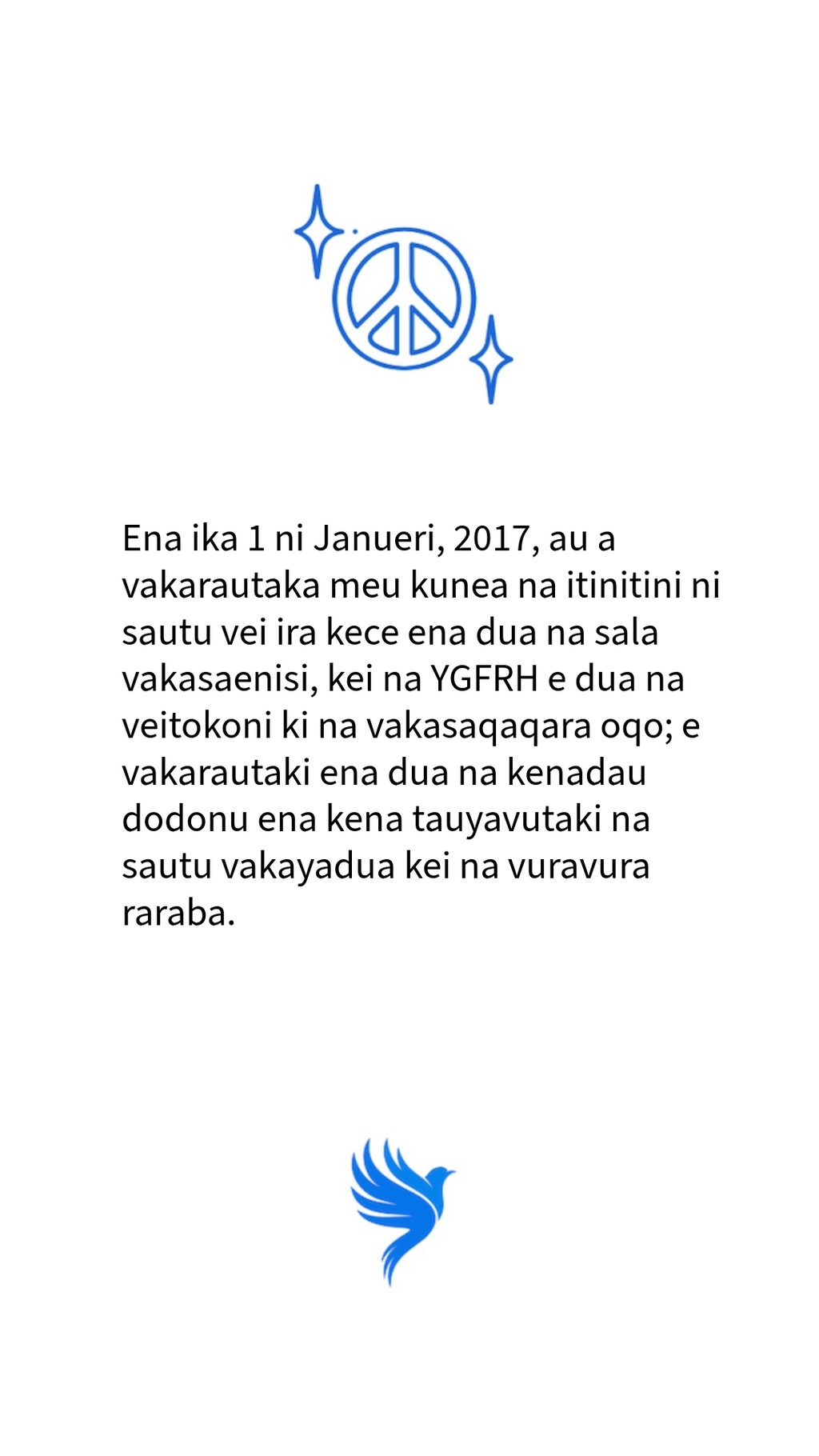 YGFRH Fidji, Fidjien (Digitaki)